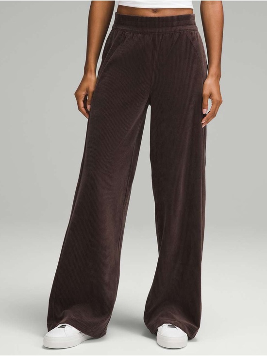 lululemon athletica Pants - Lululemon Scuba Wide-Leg Pant *Velvet Cord